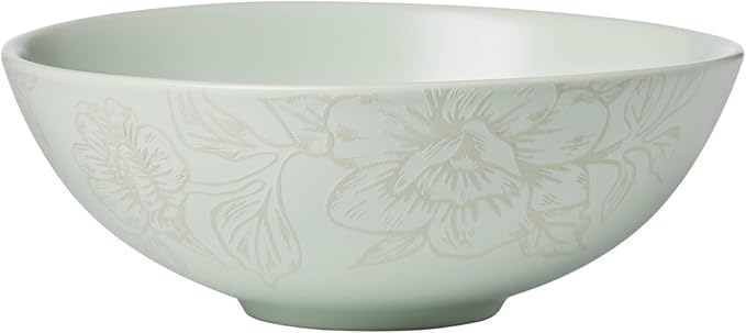 Oneida 897395 Roseto 12-Piece Dinnerware Set Soft Sage