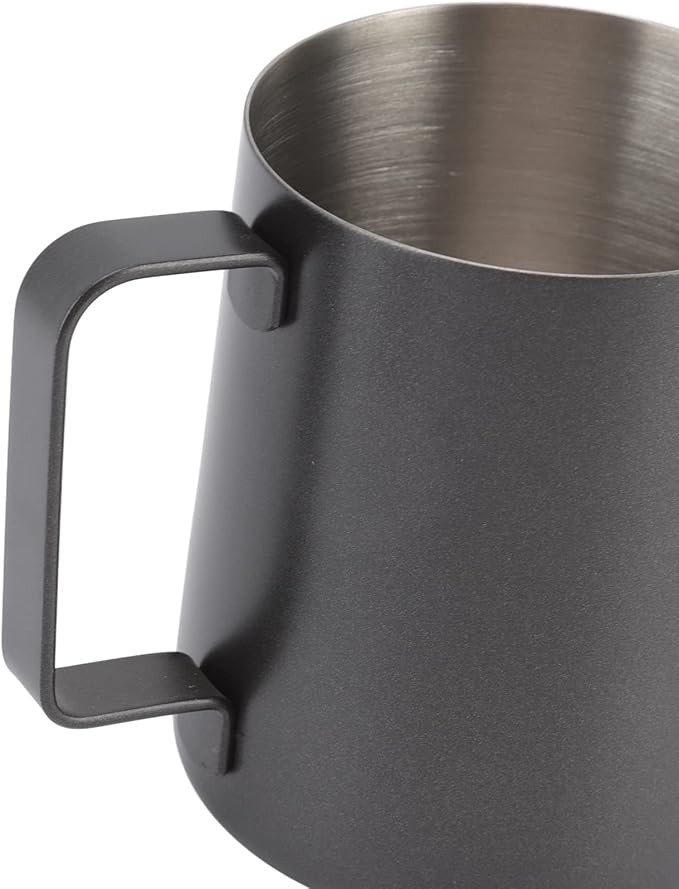 Pour Over Coffee Kettle Mini Kettle Spout Coffee Pots Drip Coffee Maker Kettle Long Narrow Stainless Steel Pour Over Kettle(350ml PTFE Black)