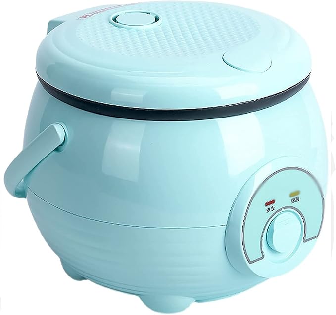 Mini Cute Rice Cooker Steamer 2L Large Capacity Thickened Aluminum Alloy Non-Stick Inner Pot for Family Dormitory 1~3 People