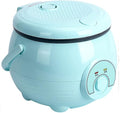 Mini Cute Rice Cooker Steamer 2L Large Capacity Thickened Aluminum Alloy Non-Stick Inner Pot for Family Dormitory 1~3 People