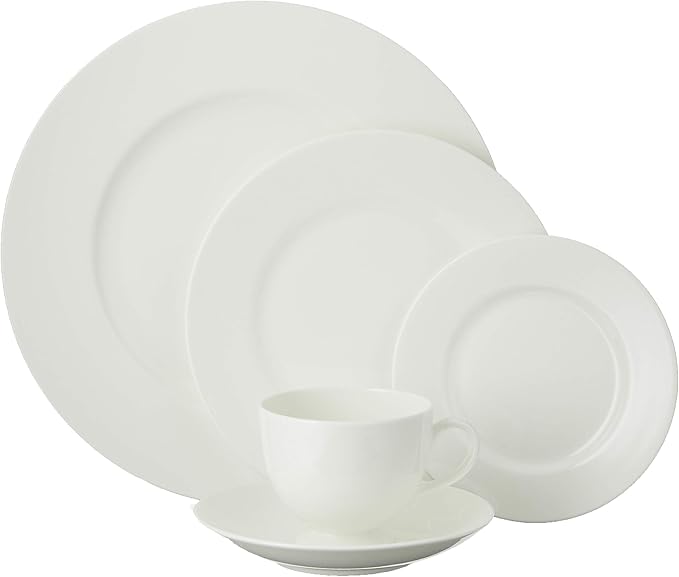 Wedgwood White 5-Piece Place Setting
