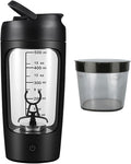 Electric Shaker Bottle 650ml Rechargeable Powerful With Powder Compartment For Smooth Protein Shakes Storage