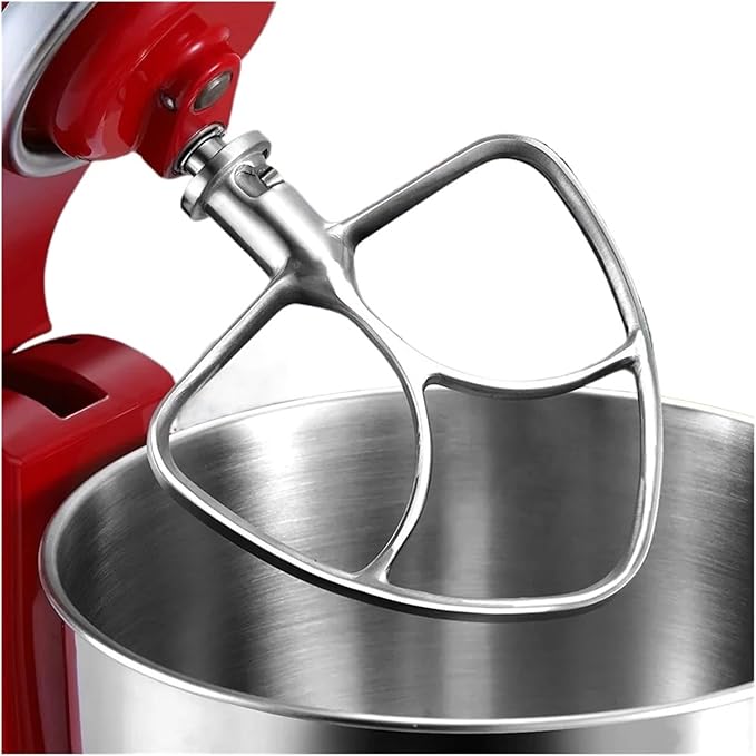 3pcs In 1 Pack Includes 6 Wire Whisk Flat Beater Dough Hook For 4.5 Stand Mixer