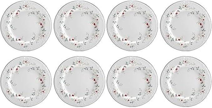 Pfaltzgraff Winterberry Salad Plates (8-Inch) Green | (Pack of 8)