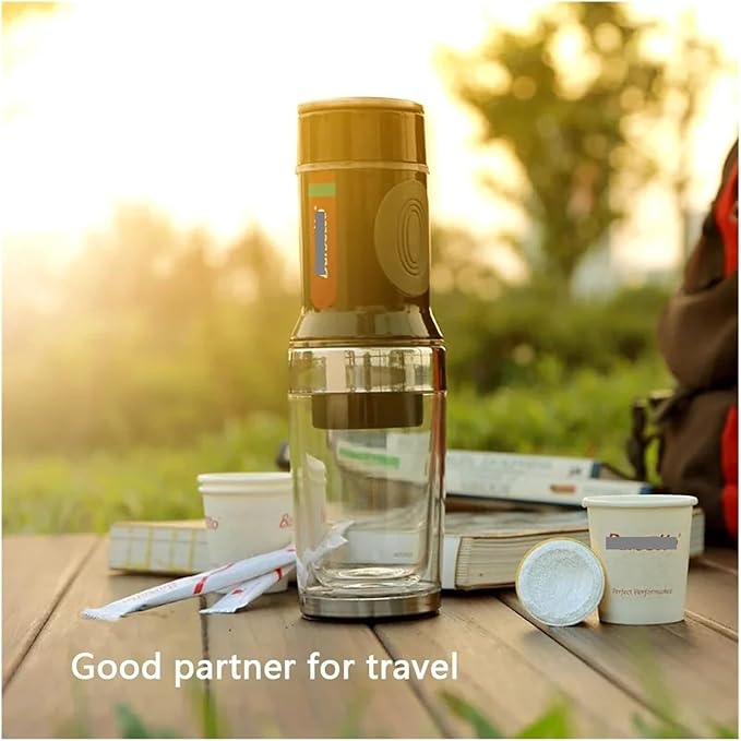 Portable Manual Coffee Maker - Hand Press Espresso Machine for Outdoor Travel - Coffee Mill Tools