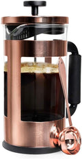 Primula PCCP-6508S-2 Coffee Press 32 oz Capacity 8-Pan Copper/Glass
