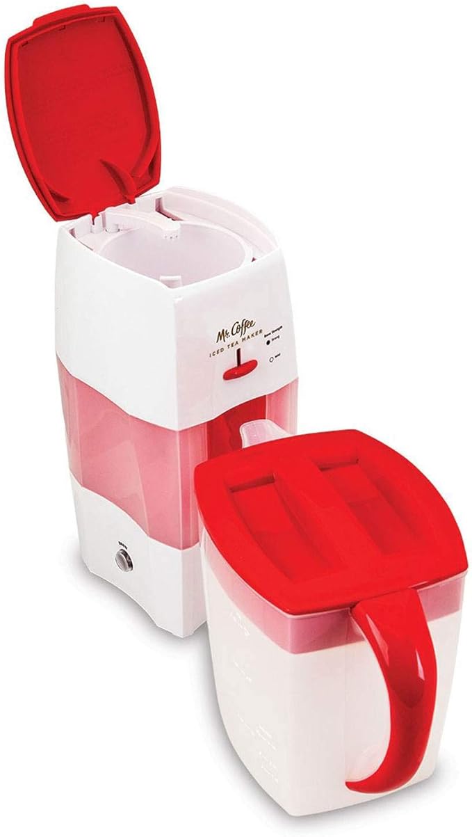 Mr. Coffee TM75RS-RB-1 3-Quart Tea and Iced Coffee Maker Red