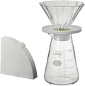 HARIO CDB-3012-W Tea Dripper Bouquet Server Set 1-4 Cups White