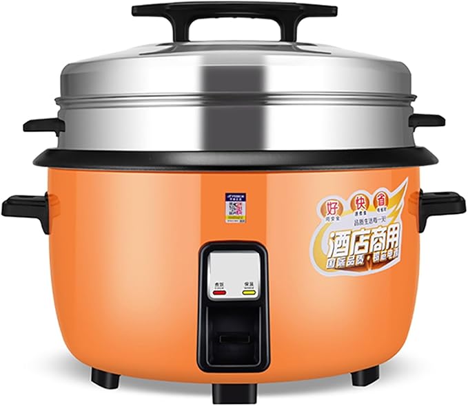 Commercial Rice Cooker with Steamer (8L-45L) Canteen Hotel Home Old-fashioned Large Capacity Rice Cooker 8-60 PeopleUS/EU Used(18L)