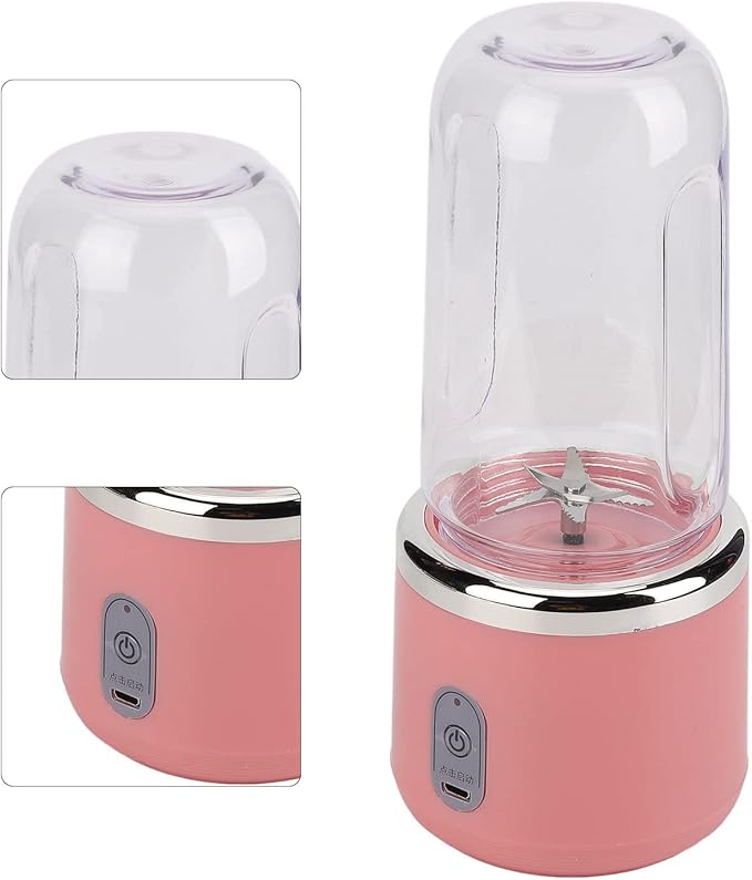 Automatic Juicer Cup Portable Home Blender Juicer Cup Small Rechargeable Juicer Cup Automatic Multifunctional Juicer (B)