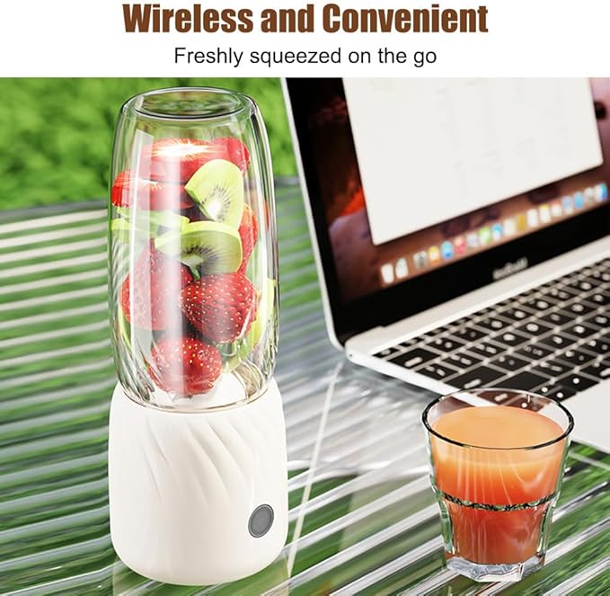 Portable Blenders350ml Small Blenders Drink Machine Blender With 6 Blades for Shakes Fruit Juice Smoothies Sports Travel