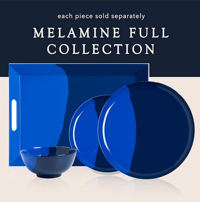 Melamine Serving bowls | Extra Durable Melamine Pasta Salad Bowl | Shatter-Proof and Chip-Resistant | Dishwasher Safe BPA Free | Lightweight Dinnerware Set of 4 | Perfect for Parties Picnics BBQ