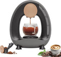 Portable Drip Coffee Maker Single-Serve Coffee Maker 85 °C Constant Temperature 20S Fast Heating Extraction 240ml Removable Water Tank for Office Home Silver-Powdered