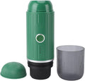 Portable Electric Coffee MachinePortable Electric Coffee MakerTravel Coffee MakerCar Coffee MakerSelf Heating Electric Coffee MakerCamping Coffee Maker (Green)