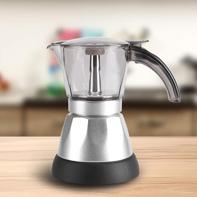 Yosoo 300ml/6 Cup Electric Coffee Maker - Detachable Coffee Pot 480W 220V Home Kitchen Appliance Brews Coffee Easy to Clean and Maintain