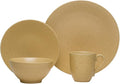 Red Vanilla HN660-016 Whole Wheat 16-Piece Dinnerware Set White