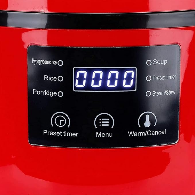 Mini 2L Smart Rice Cooker Round Electric De-Sugar Rice Cooker Steamer Multifunctional Student Cooking Kitchen Cooking (#1) (2)