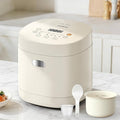 Feekaa Rice Cooker Small 3-Cup Uncooked / 6-Cup Cooked Compact Mini Rice Cooker Small Kitchen with Ceramic Coated Inner Pot Rice Maker with 6 Menu Options Low Temperature Cooking 12H Delay Timer