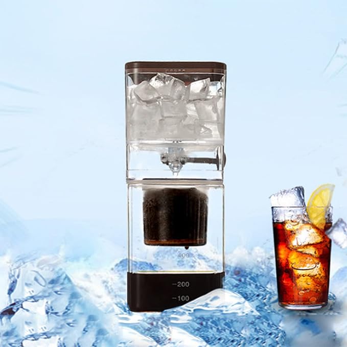 Cold Brew Coffee Ice Coffee Maker Espresso Coffee Drip Pot Household Detachable 500ML Plastic Glass Cold Brew Coffee Bottle Café Maker