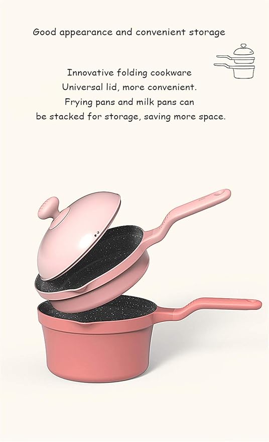 Food Supplement Cookware SetCreative Cookware SetFolding Multifunctional Non-Stick Pan