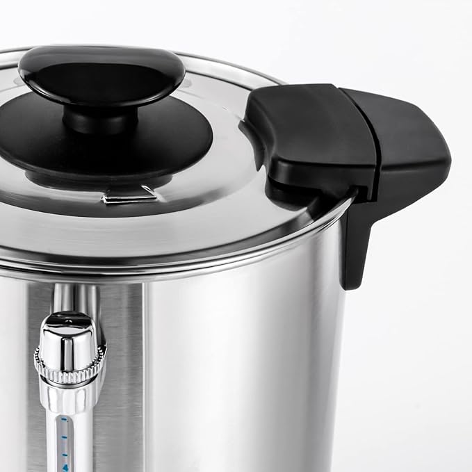 10 L Percolate Coffee Urn110V 1KW Commercial Grade Stainless Steel Coffee Maker Hot Water UrnHot Coffee Dispenser for HomeOfficeWedding PartyBuffet Catering