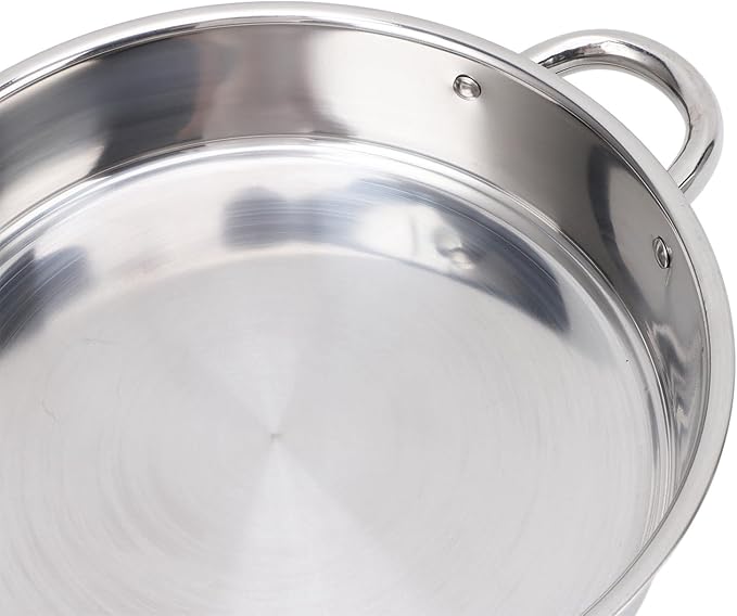 7 Piece Cookware Set Stainless Steel Double Ear Soup Pot Single Handle Milk Pan Frying Pan with Lids for Kitchen Cooking Crafted with Premium Stainless Steel Material for