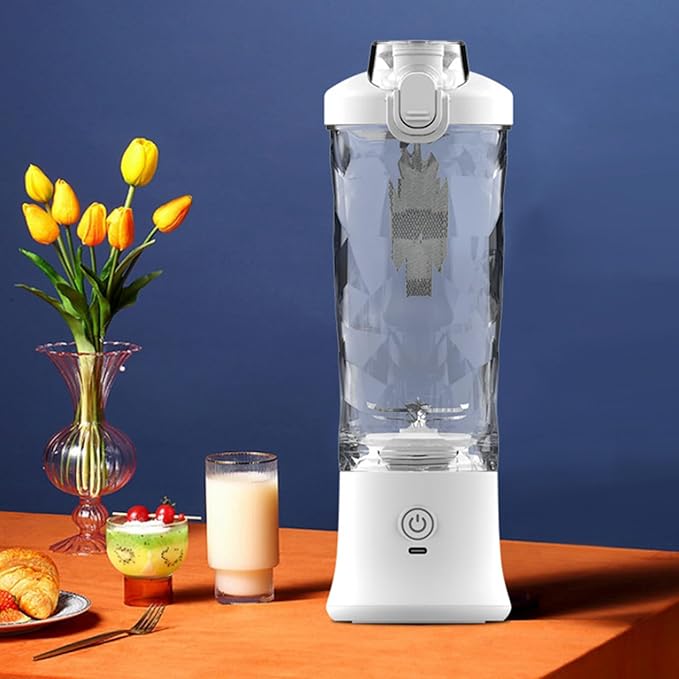 600ml Electric Blenders USB Rechargeable Juicer Household Fruit Juicing Cup Milkshakes Machine Portable Blender