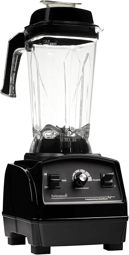 Turbosaver TB79 Professional Blender 1800W – 3.5HP 35000 RPM Commercial Grade Ice Crushing 85 oz Tritan Jar