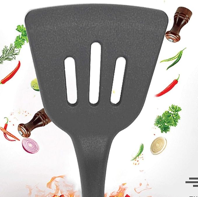 Silicone Kitchenware 10-piece Set Simple Baking Kitchen Utensils Non-stick Spatula Spoon Hanging Hole Tableware