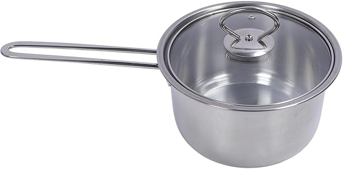 Stainless Steel Anti Stick Pan Set Robust and Lightweight Sauce and Frying Pan Stock Pot Included Multifunctional Cookware Set for Home Kitchen