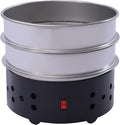 Coffee Bean Cooler 1.3lb Electric Coffee Roasting Cooling Machine 2 Layer Stainless Steel Coffees Chaff Collect Cooler Tool Mesh Brewing Cooling Tool for Home Cafe