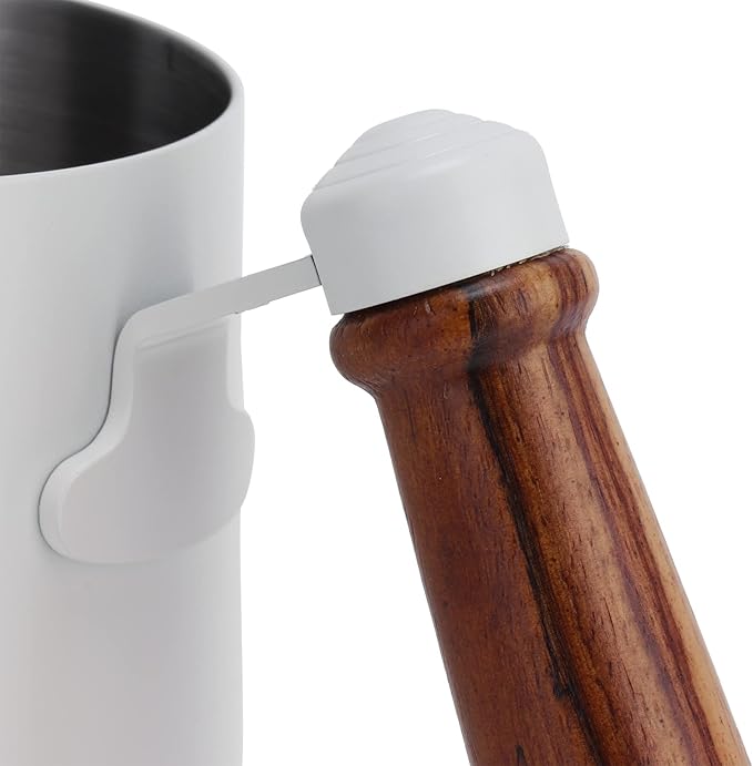 ZJchao Coffee Maker Set Brewer Drip Filter Funnel Kit Coffee Lovers (Beige hand-punched pot)