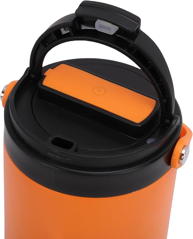Electric Coffee Maker Portable Stainless Steel Travel Mug with USB Charging 600ml Capacity for Outdoor Camping Office Travel