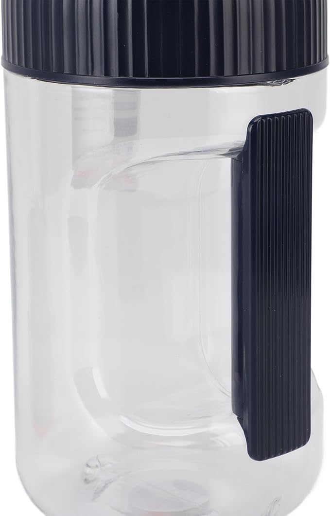 Portable Juicer Cup 150W 1200ml Mini Travel Blender with Detachable Design and Overload Prevention for Gym Home Office Sports Use (Blue)