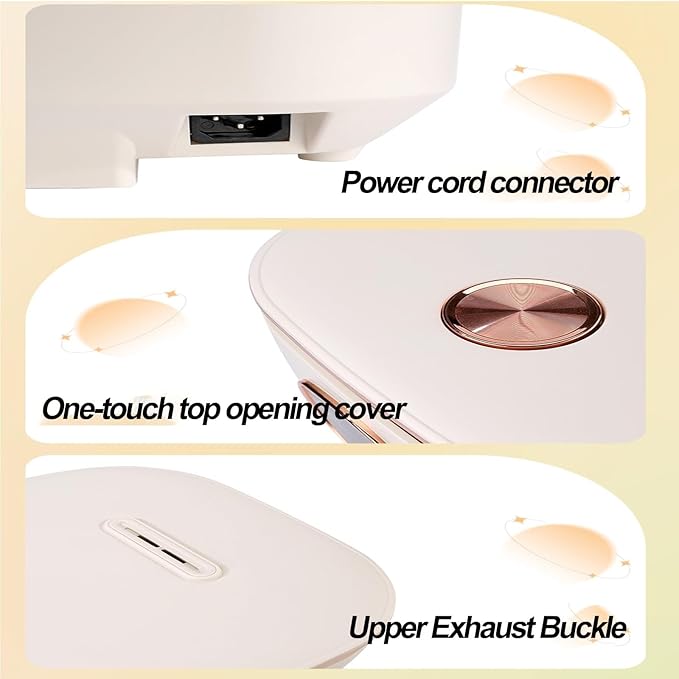 Rice Cooker - Multifunctional Non-Stick Rice Cooker 5 Litre Capacity Intelligent Reservation Non-Stick Coating Inner Pot Easy to Clean Can Cook Oatmeal White Rice