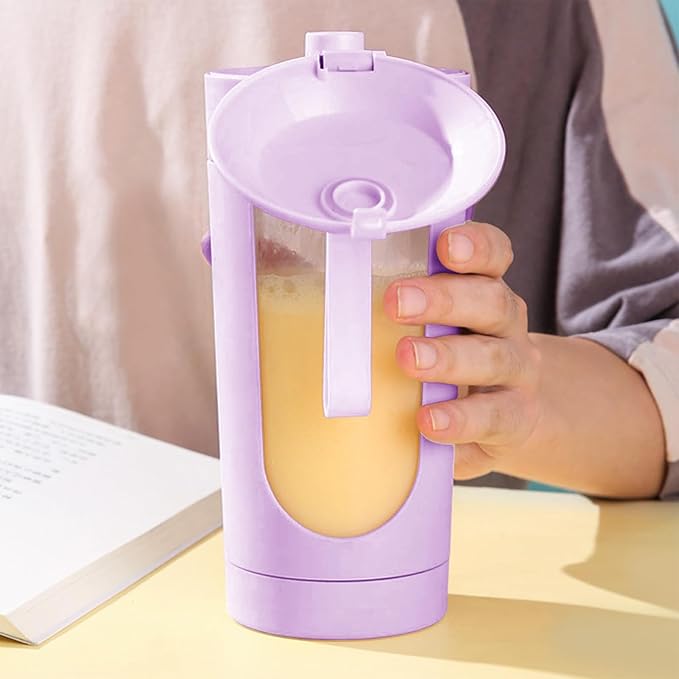 Maker - 700ml Cordless USB Rechargeable Fruit Mixer | Personal Juicer for Shakes for Women Men Teens Adults Kitchen Gym Travel Dormitory Apartment Hotel School Portable Travel