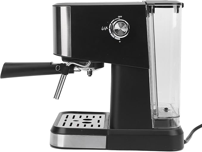 FILFEEL Compact Coffee Machine 20 Bar Coffer Maker with Milk Frother Steam Wand 1.5L Water Tank Quick Preheat for Cappuccino Latte (US Plug 110V)