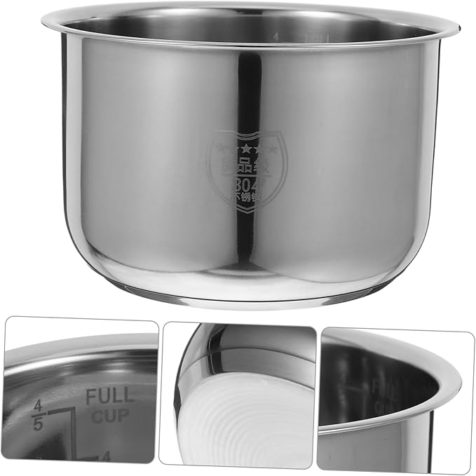 Rice Cooker Liner Stainless Steel Non Stick Pan -wave Oven