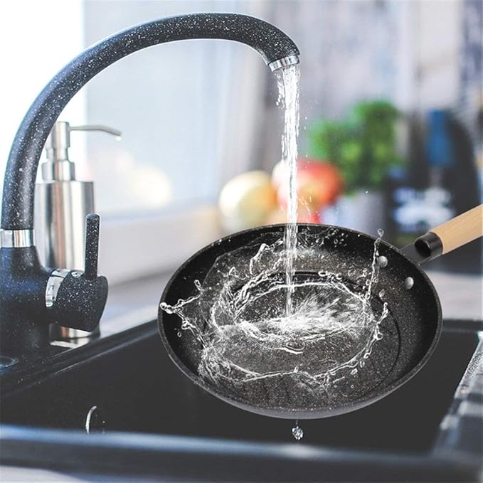 Pot Set Non-Stick Cookware Set Kitchen Pots and Pan Set Suitable for Stir Fry Roast Sauce Soup 3 Pieces Cookware Cooking Set