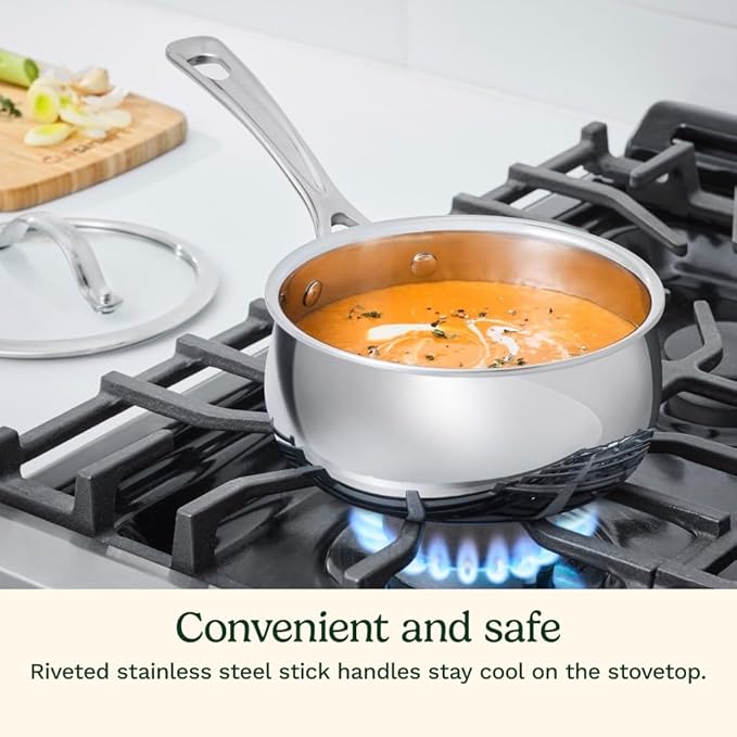 Cuisinart 12-Piece PureClad™ Triple-Ply Stainless Steel Cookware Set PCT-12