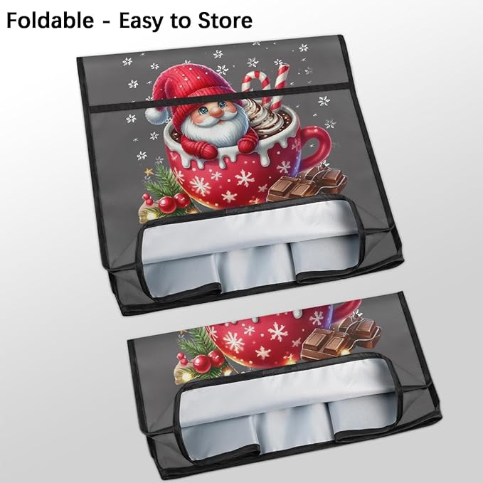 cfpolar Kitchen Aid Mixer Cover Compatible with 6-8 Quarts Christmas Dwarf Candy Cane Stand Mixer Cover Kitchen Aid Mixers Accessories Appliance Organizer Bag Dust Covers with Zipper Pocket