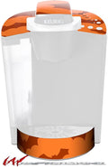 Decal Style Vinyl Skin compatible with Keurig K40 Elite Coffee Makers Deathrock Bats Orange (COFFEE MAKER NOT INCLUDED)