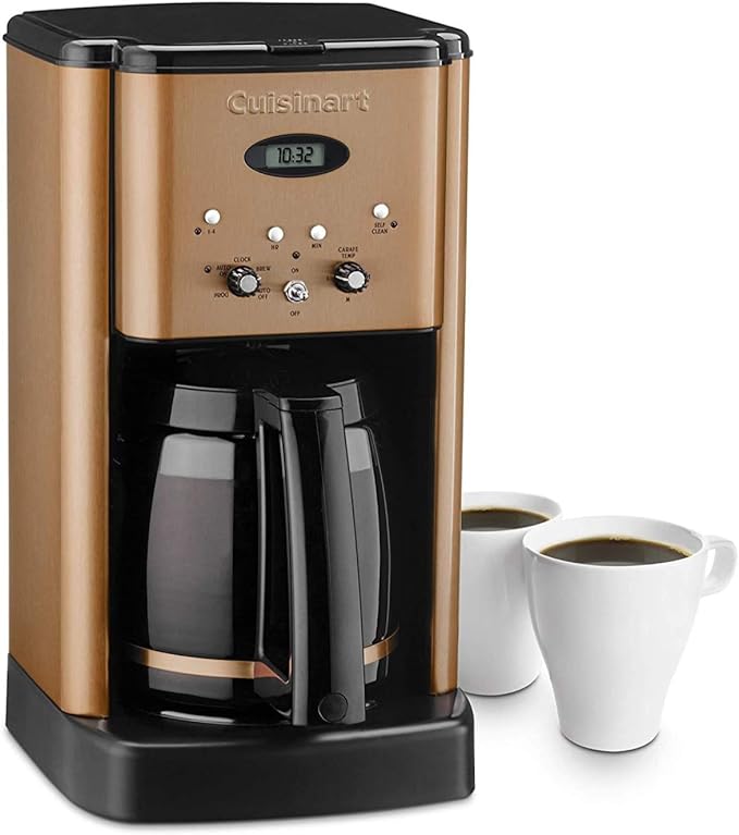 Cuisinart DCC-1200CP 12 Cup Brew Central Coffee Maker Copper