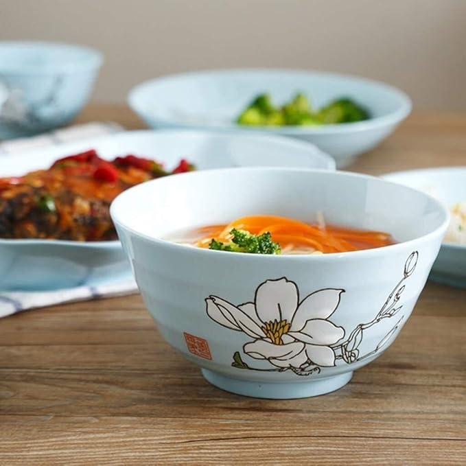 Porcelain Dinnerware Sets Plates and Bowls Sets Fine Porcelain Kitchen Dinnerware Set Plates Dishes Bowls Best for Indoor and Outdoor Party