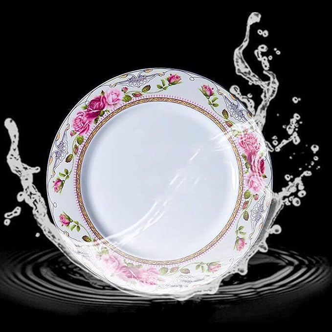 Flower Bone China Tableware Set Porcelain Dishes/Plate/Bowl Dinnerware SetCeramic Dinner SetsFine Dinnerware SetsDishwasher &amp Microwave SafeMulticolorB56P
