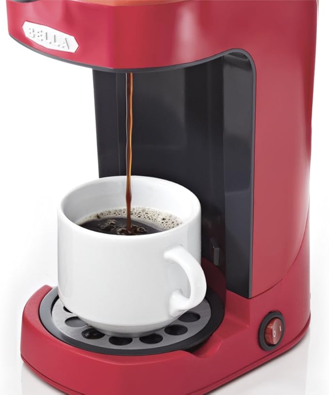 BELLA 13930 One Scoop One Cup Coffee Maker Black