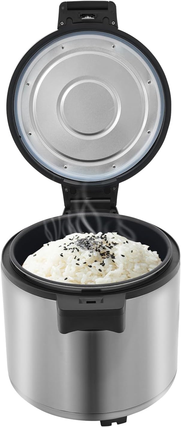 23L/6 Gallon Electric Non-stick Rice Warmer Food Warmer w/Rice Spoon 110W