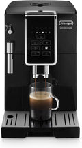 De'Longhi Dinamica Espresso Machine Black - Automatic Bean-to-Cup Brewing Built-In Steel Burr Grinder &amp Manual Frother - One-Touch Hot &amp Iced Coffee - Easy Cleanup