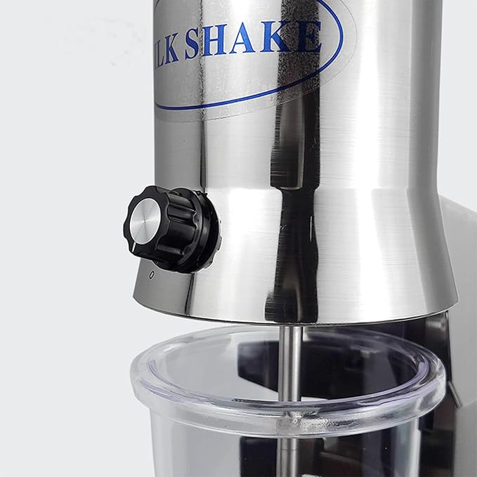 DNYSYSJ Electric Milk Shaking Machine Maker Commercial Stainless Steel Triple Heads Drink Mixer with 6 cups (3 stainless steel cup+ 3 PC cup)110v 18000RMP