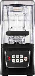Commercial Blender with Soundproof Shield 2200W Professional-Grade Smoothie Blenders 70 oz Heavy Duty Blender with Strong and Power Self-Cleaning Quiet Sound Enclosure High-Speed Blender